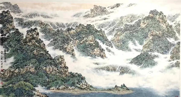 滇山云水，彩墨蕴生机–访著名山水画家周璞-图片2