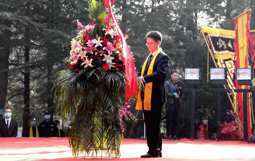 中国记录通讯社社长陈学刚受邀参加庚子(2020)年重阳恭祭轩辕黄帝典礼-图片3