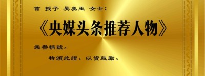 央媒头条推荐人物-吴美玉